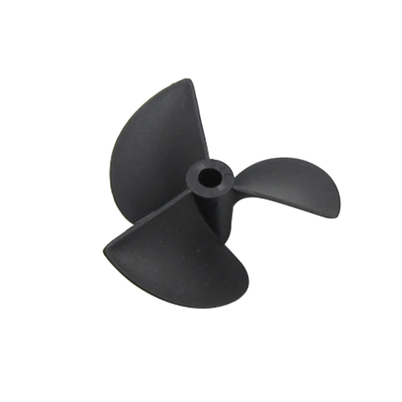 RC Boat 3-Blade Nylon Paddle Positive/Reverse Propeller D32/35/36/52/55mm Central Aperture 3/4/4.8mm Thread Pitch 1.4/1.9/80mm