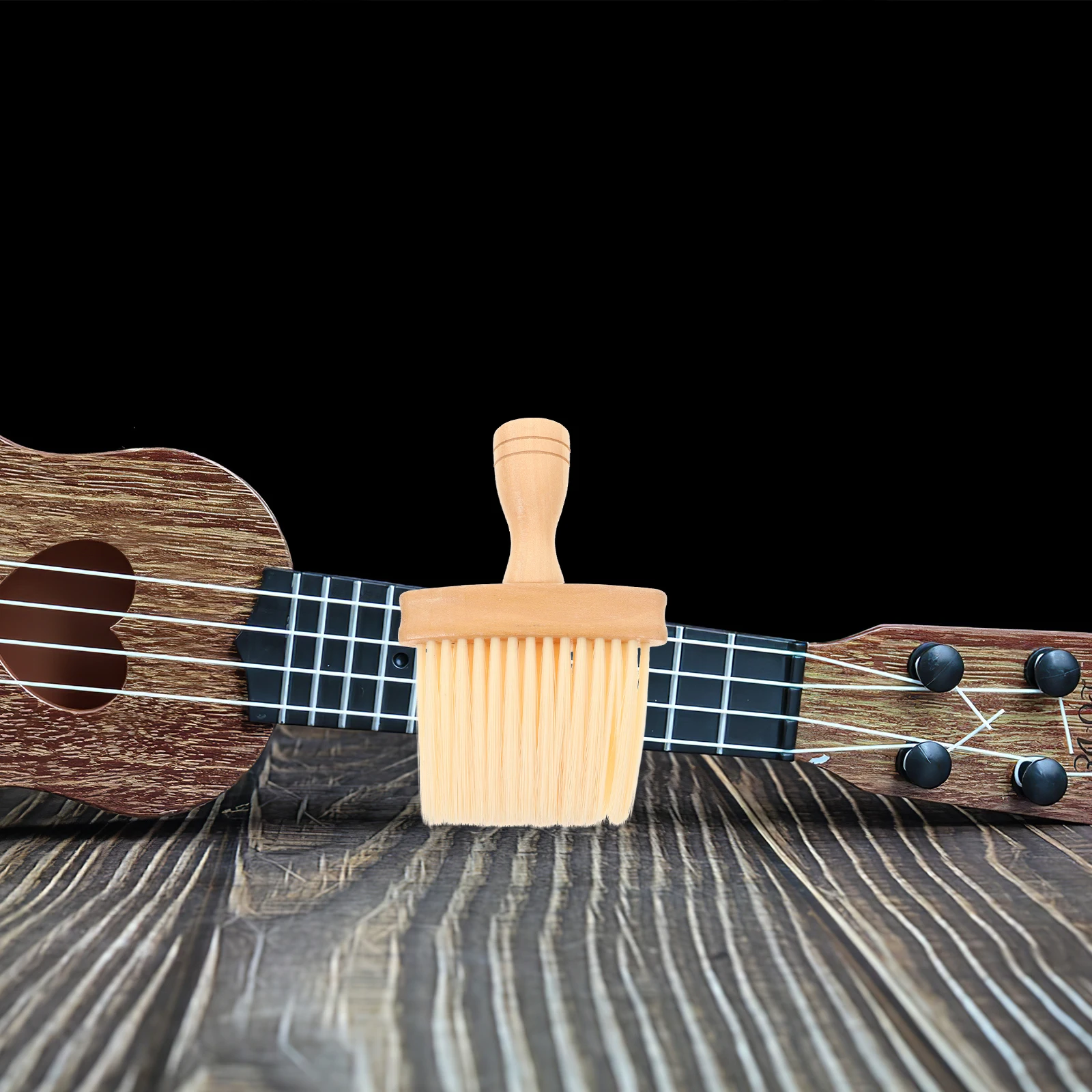 

6Pcs Music Instrument Cleaning Brush Guitar Piano Drum Set Plastic Handle Acoustic Guitar Cleaner Tool Musical Care Kit