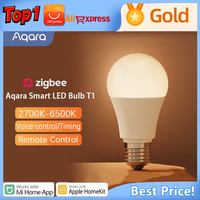 Aqara LED Light Bulb E27 Zigbee Smart Led Light Bulb Smart Lamps 9W 2700K-6500K 220V-240V Smart Remote bulb Light For Mi Home