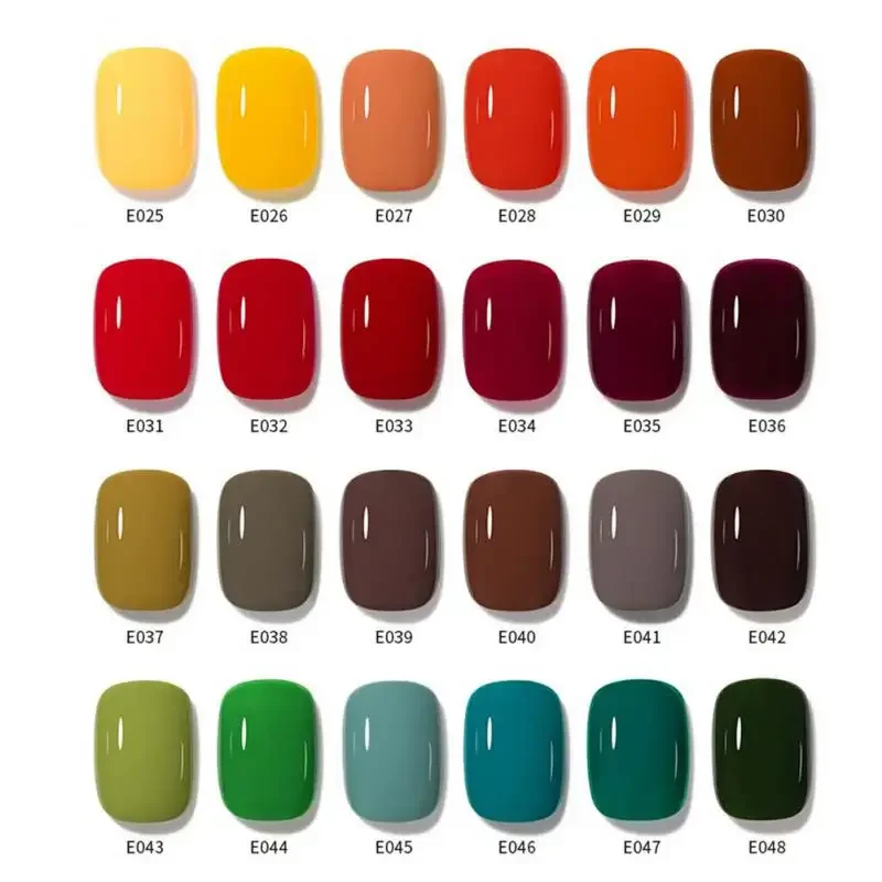 GAOY 7ml Nail Gel Polish Semi Permanent Gel Varnish Base Top Coat UV LED Gel Varnish Soak Off Nail Art Gel Nail Polish