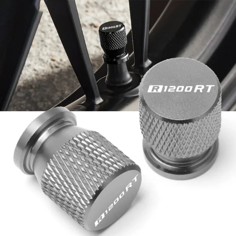 2PCS R1200RT Motorcycle Tire Valve Air Port Stem Cover Caps CNC Accessories For BMW R1200RT R1200 RT R 1200RT 2004-2013