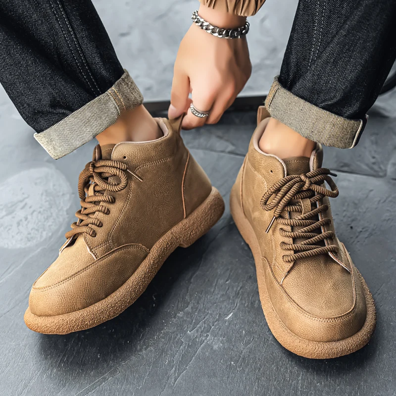 

Мужские кроссовки для бега, прогулочная кожаная обувь, молодежная повседневная обувь для крикета, модная трендовая обувь для доски, удобная обувь для скейтборда