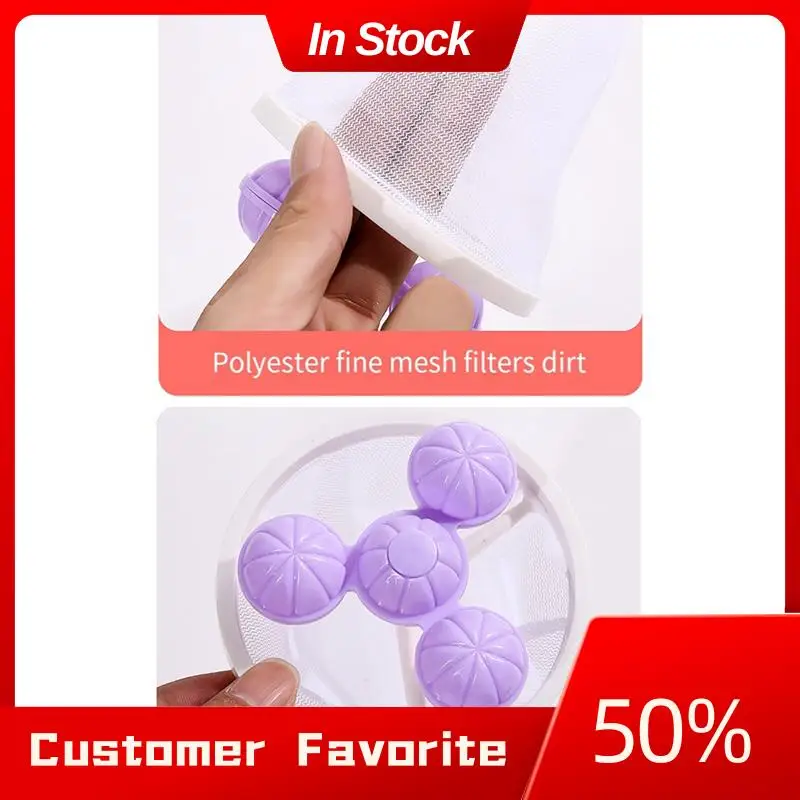 

Top Sale Hair Filter Bag Lint Catcher For Washing Machine Pet Reusable Washing Hair Catcher 10Pc