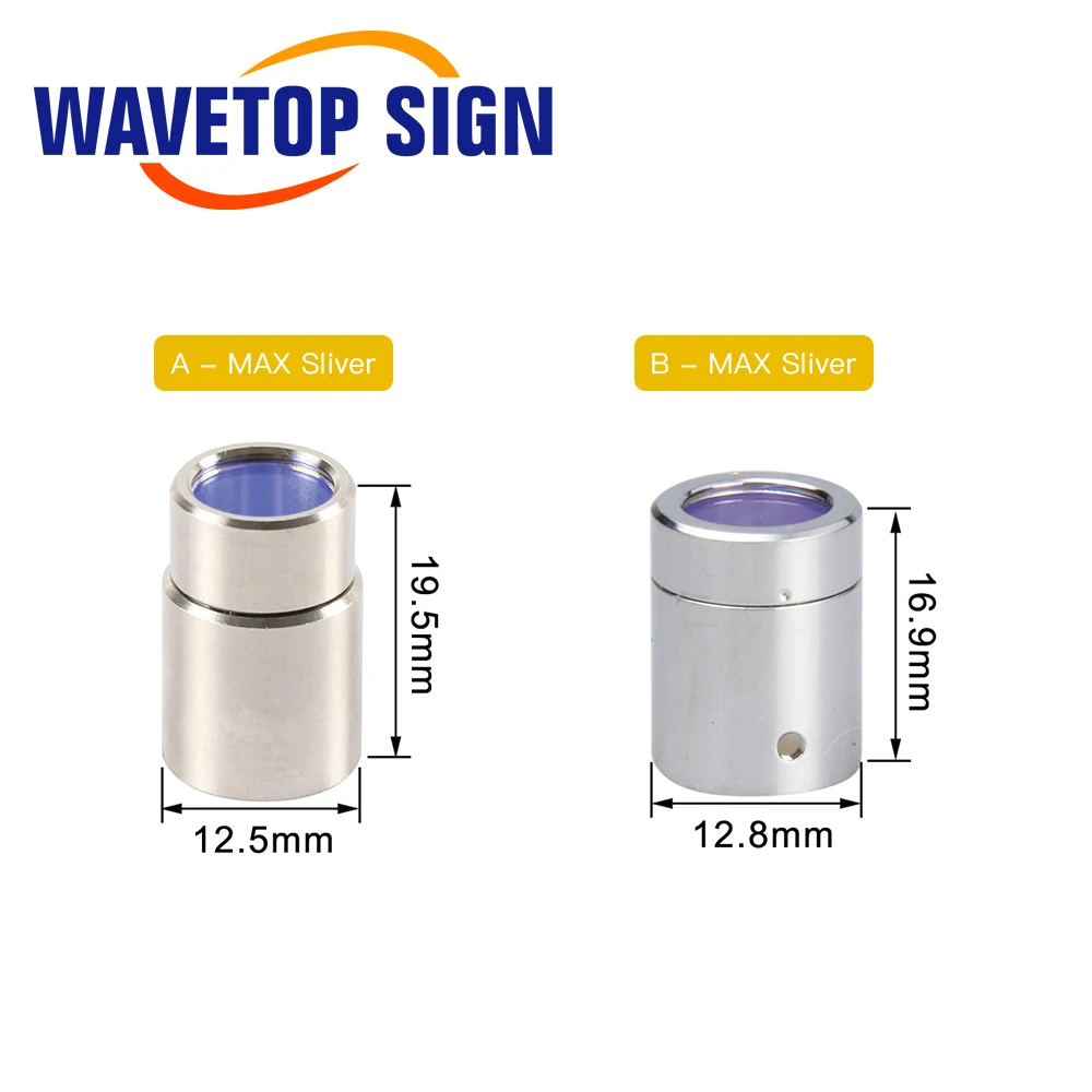 WaveTopSign-Conector de salida Raycus, grupo de lentes protectoras, ventanas protectoras QBH de 0-15kW para Cable de fuente láser de fibra Raycus