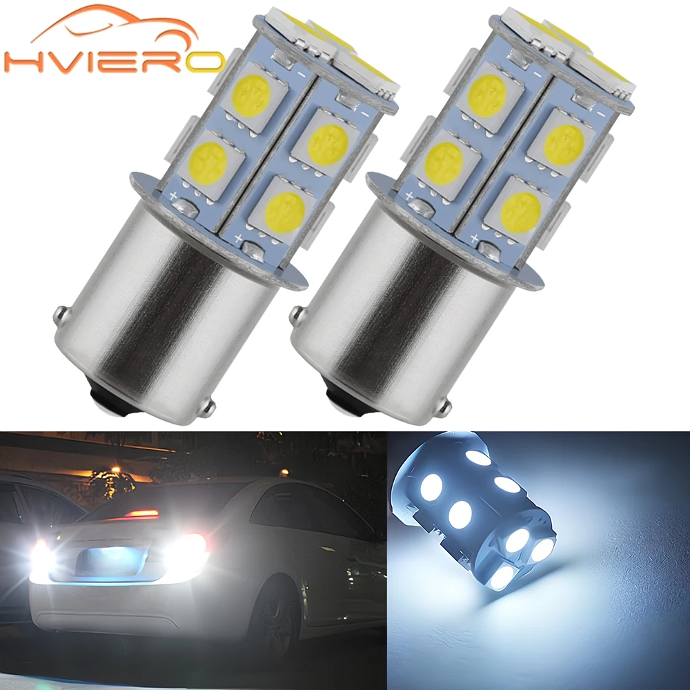 2PCS Universal Brake Parking Tail License Plate Lights Turn Signal Lamps Auto Rear Reverse Bulb 1157 1156 Multicolor Waterproof