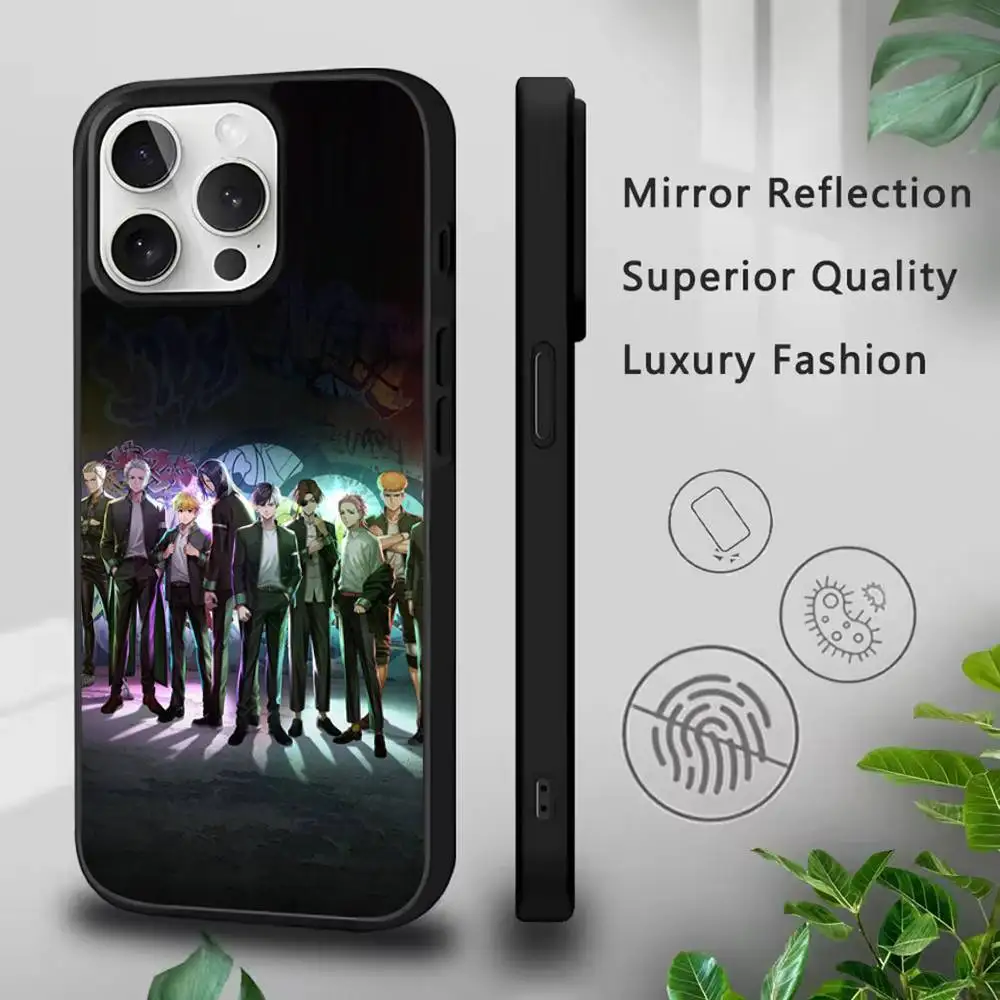 Anime W-Wind B-Breaker Phone Case For iPhone 17,16,15,14,13,12,11,Pro,Max,Plus,Mini,SE4,E Magnetic Magsafe Wireless Charging #4