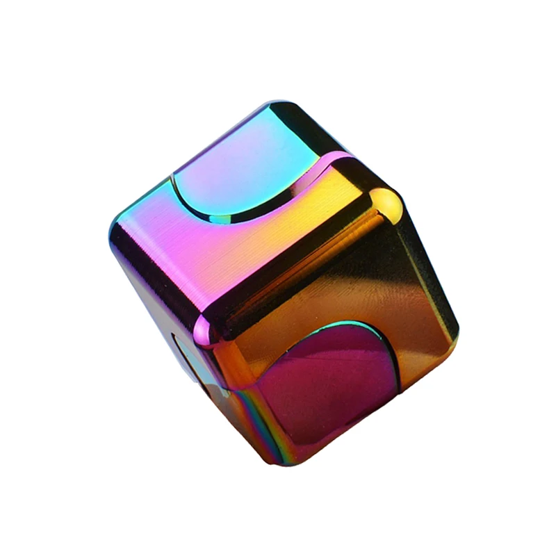 Square Fidget Spinner Adults Children Autism Anxiety Anti Stress Toy Handspinner Metal Spinning Top EDC Gadgets Cool Stuff