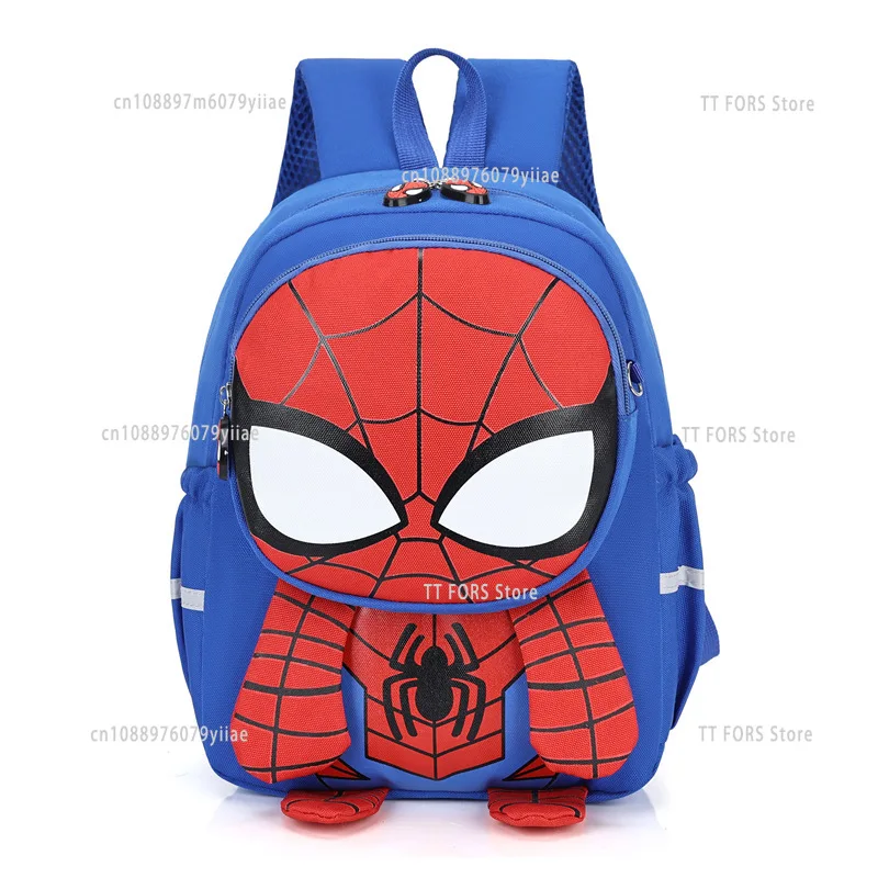 

New Children's Schoolbag Cute Cartoon Spider-Man 3-6 Years Old Boys Backpack Halloween Christmas Kids Birthday Gift Backpack