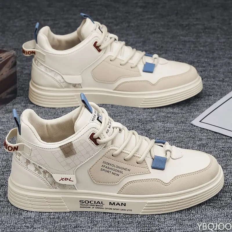 春夏新作 おしゃれ 多用途 ハイカットシューズ メンズ カジュアル 快適 フラットシューズ ミニマリスト 軽量 メンズシューズ