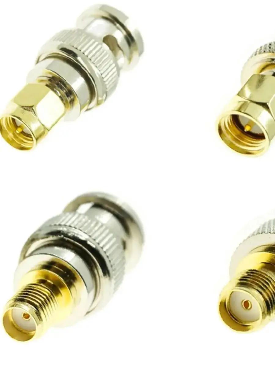 Connecteur SMA mâle femelle vers BNC MAEL femelle, prise Jack Q9, bride à Angle droit, ensemble de connecteurs coaxiaux RF, adaptateur Coaxial en cuivre, 1 pièces