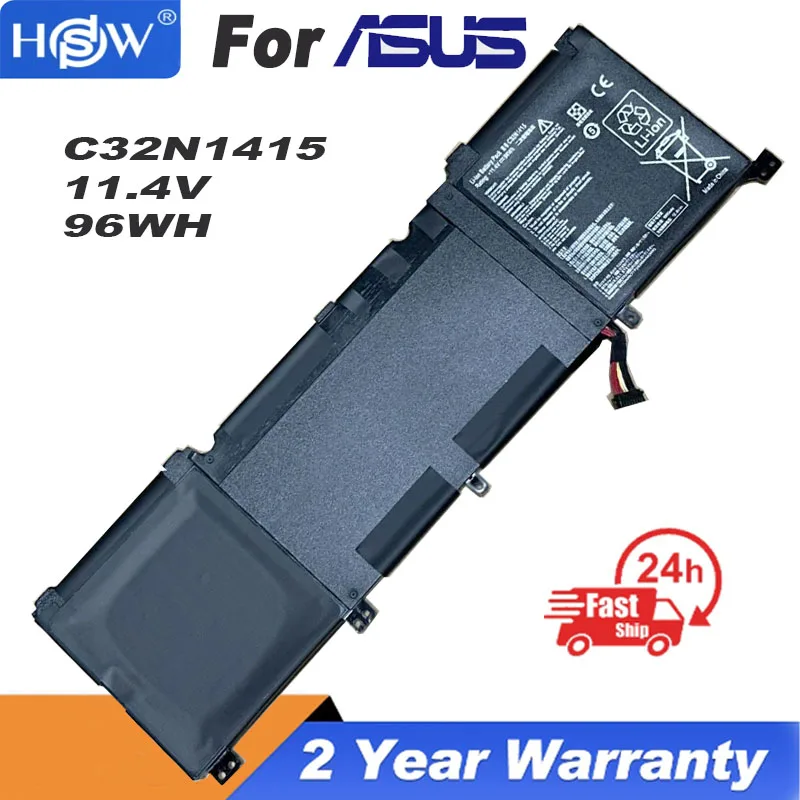 

96Wh C32N1415 Laptop Battery For Asus ZenBook Pro UX501 G501VW G501JW UX501VW UX501JW N501VW UX501LW