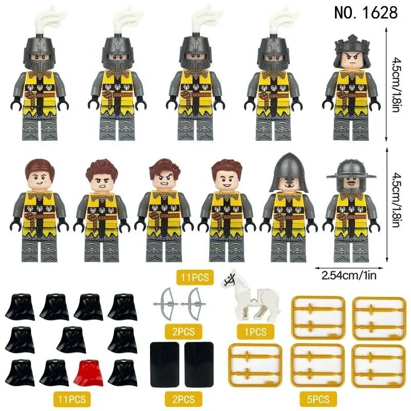 Brinquedos do Corpo Medieval, escudos, figuras, brinquedos, bonecos humanoides, brinquedos infantis, presentes de aniversário e personagens de desenhos animados.