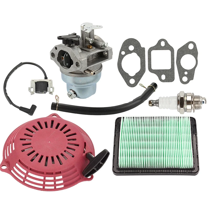 for Honda GCV160 GCV135 Carburetor Kit Starter Air Filter Spark Plug