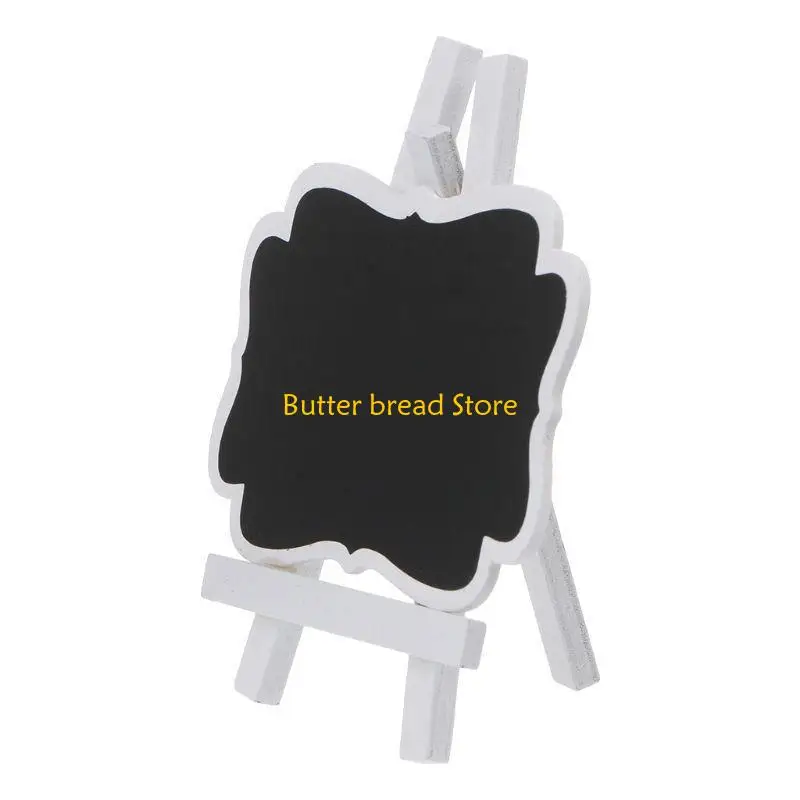 

W89C Mini Wooden Chalkboard Blackboard Frame Message Table Number Wedding Party Decor