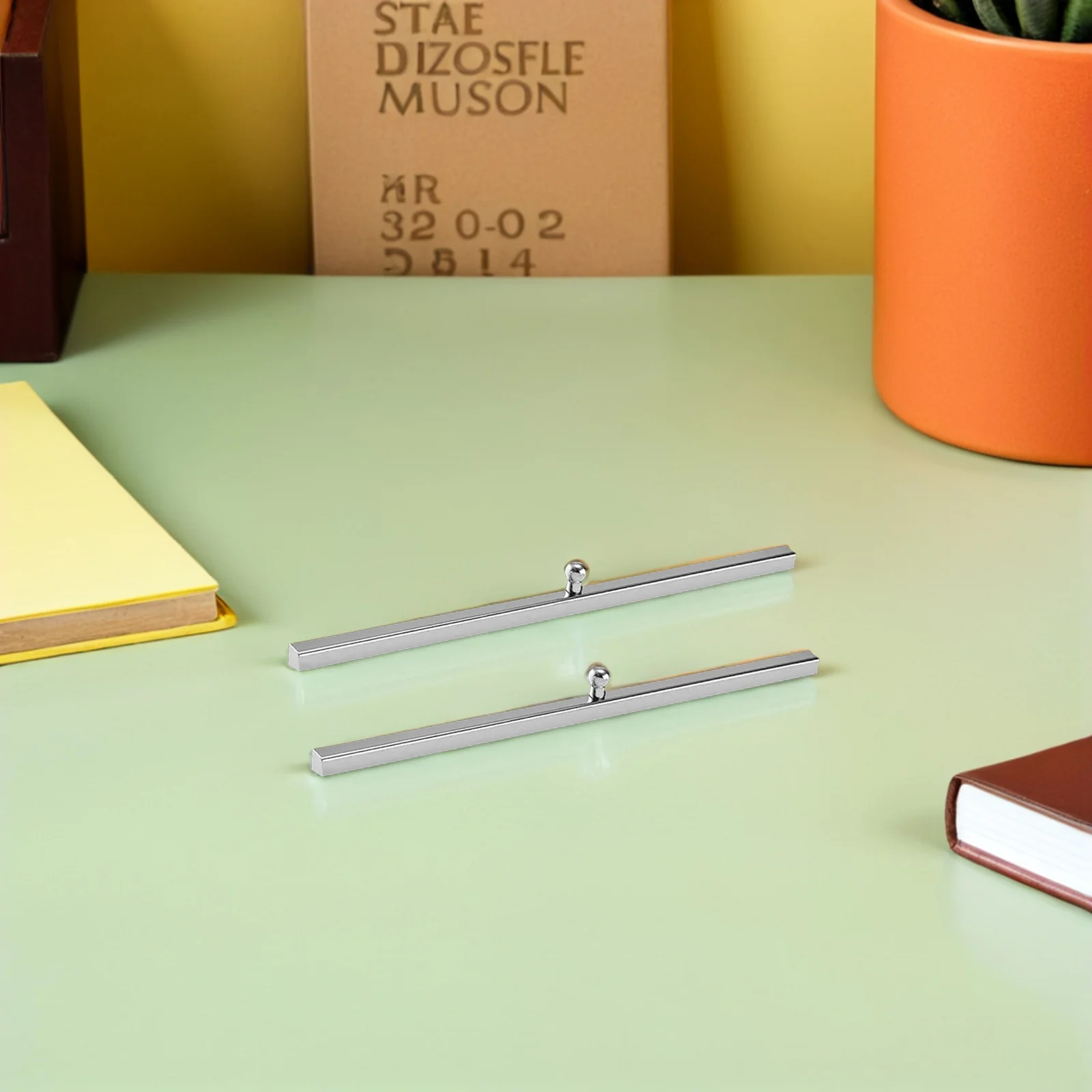 2 قطعة ثقالة الورق الحديدي الأبيض أدوات التدريب الخط الصحافة الأرز اللوازم المكتبية القرطاسية الوزن مكتب الملحقات