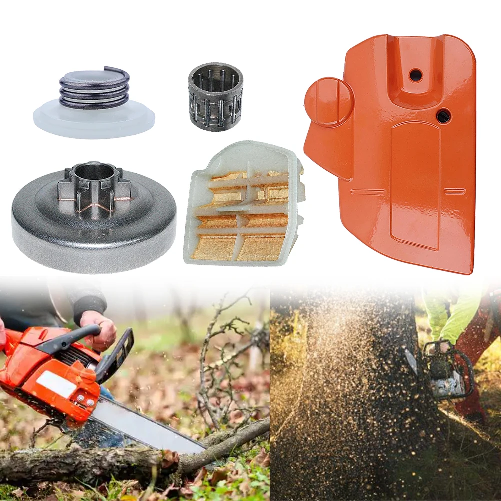 Brake Clutch Cover Kit for Chainsaws Model Series For 445 &450; Direct Fit Replacement of Parts 544097902 &503931801