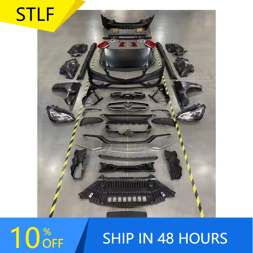 

STLFBody Kit for Benzs E Class W212 to E63 Include Front and Rear Bumper,grille,fender,side Skirt,hood,headlight,taillight