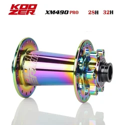 Koozer XM490pro Boost MTB Bicycle Front Hub 15x110mm TA THRU 28H 32 Holes 6 Bolts Disc Sealed Bearing Bike Parts