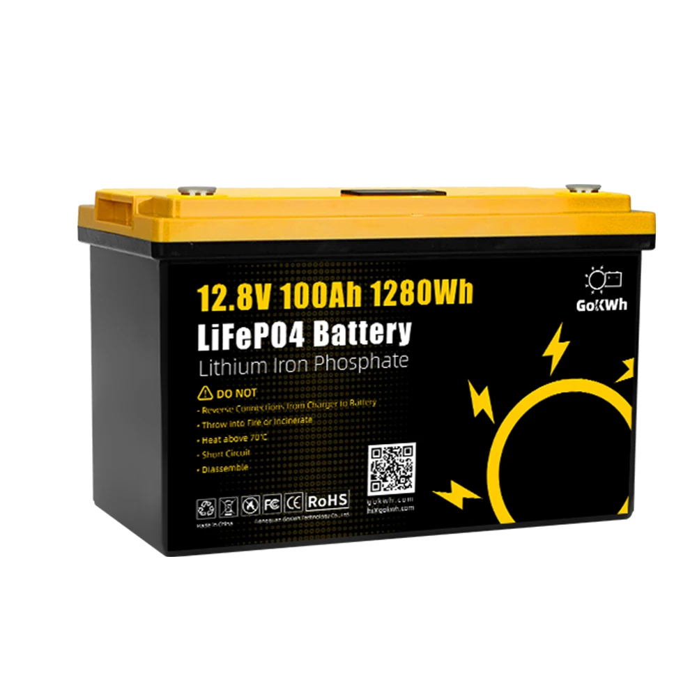 A-level 12V 24V Lifepo4 battery 100Ah 200Ah solar battery 12V Lifepo4 set RV camping