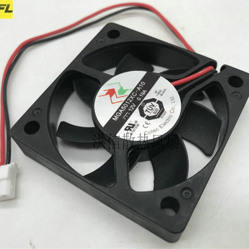 1 szt. Oryginalny wentylator chłodzący MGA5012XC-A10 DC12V 0.19A 50*10MM 2-przewodowy