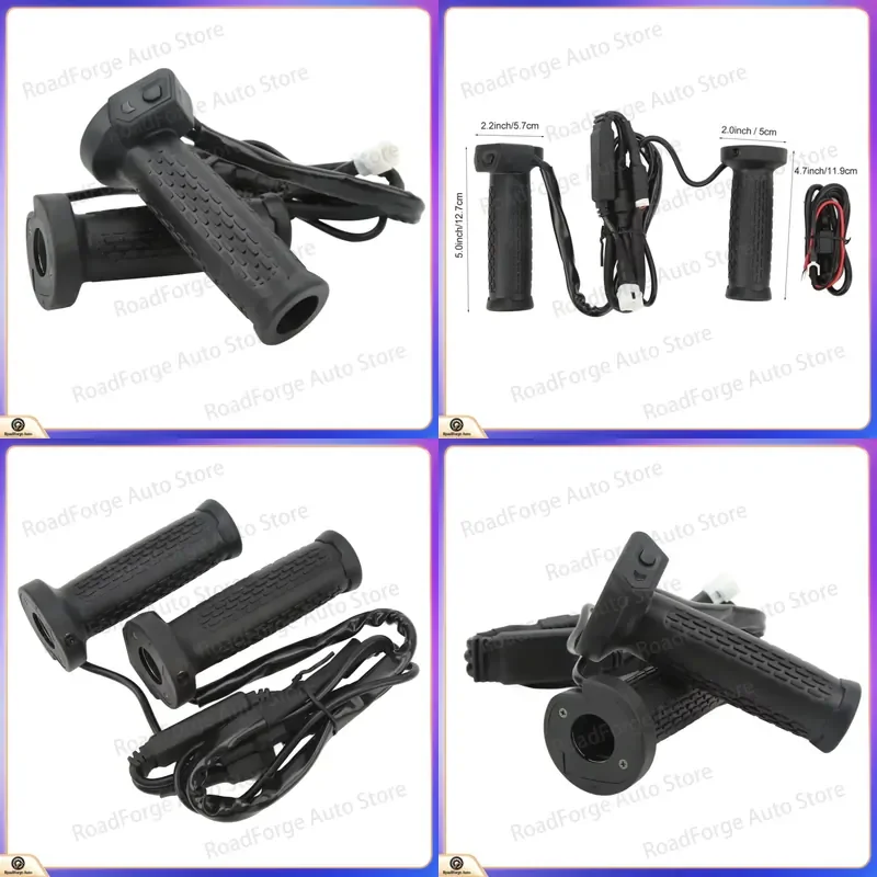 Heating Hand Grips 5 Gears Adjustable Motorcycle ATV Warm Heated Handle Grip Cover for 22mm Handlebar