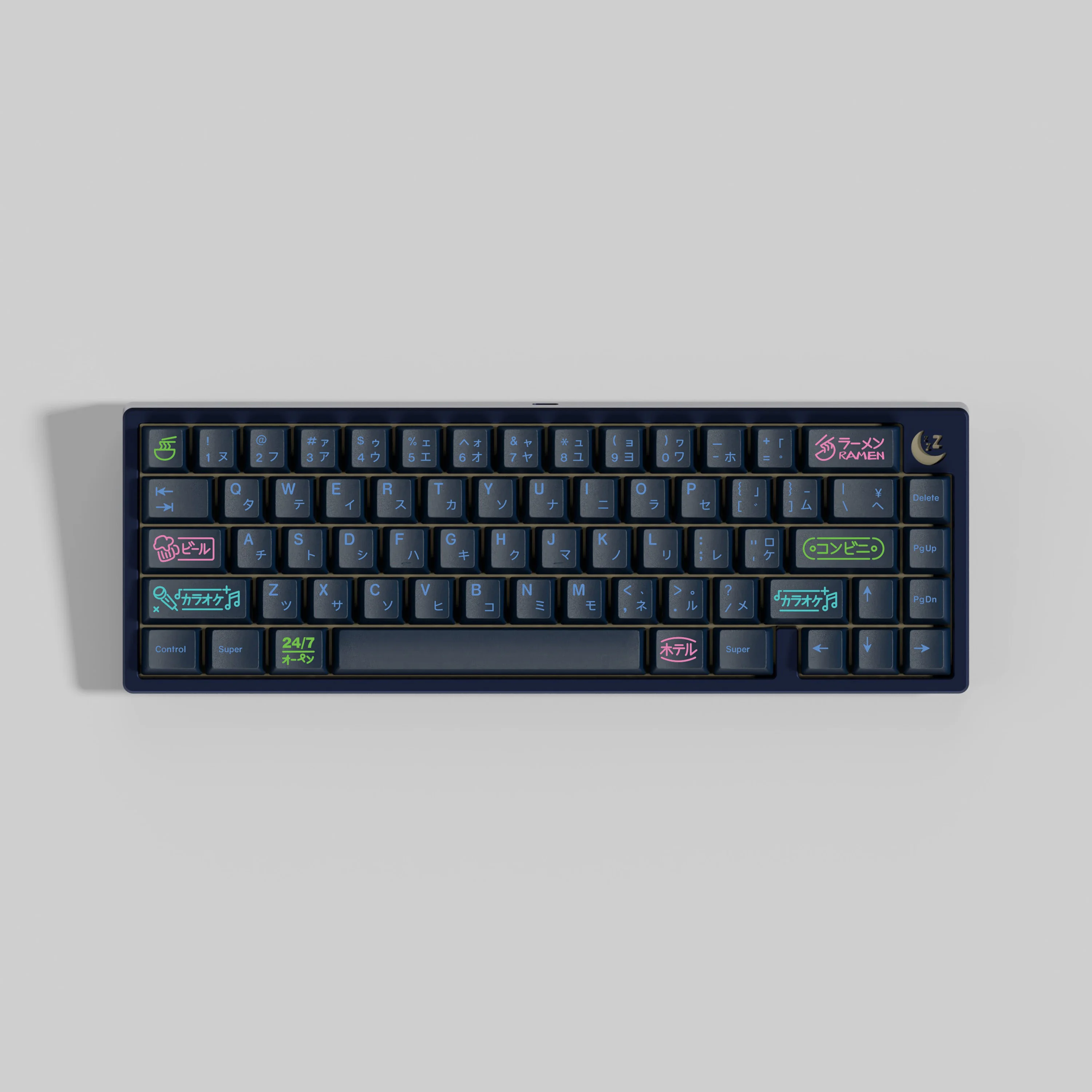 GMK nightlife custom keyboard pbt sublimation original factory height keycap split space