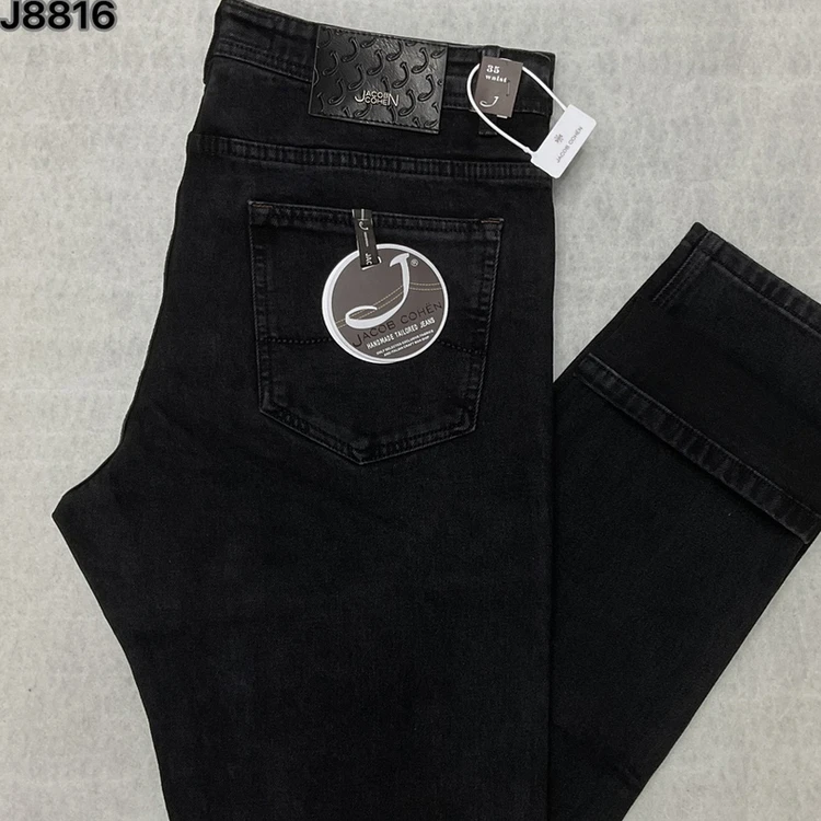

Высококачественные мужские джинсы прямого кроя Slim Fit: повседневные, комфортные, эластичные, модные, люксовые, для осени и зимы