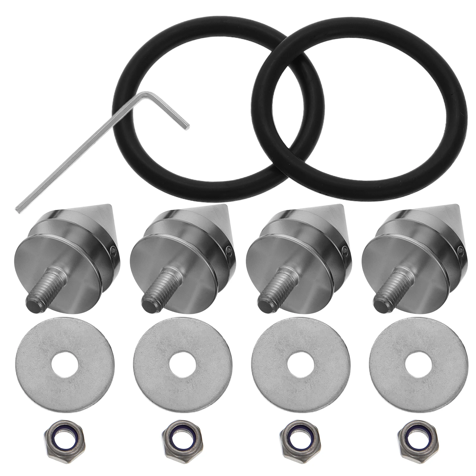 

Bumper Reinforcement Screws Automotive Supplies Quick Release Fasteners Conical Supply Retainer Bolts Aluminum Alloy Car