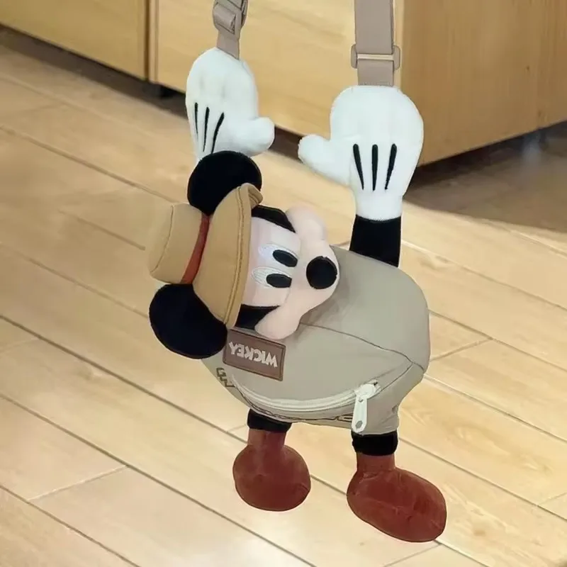 

Сумка через плечо Kawaii Disney с изображением Микки Мауса, модная, креативная, для путешествий, сумка через плечо для девочек, праздничный подарок
