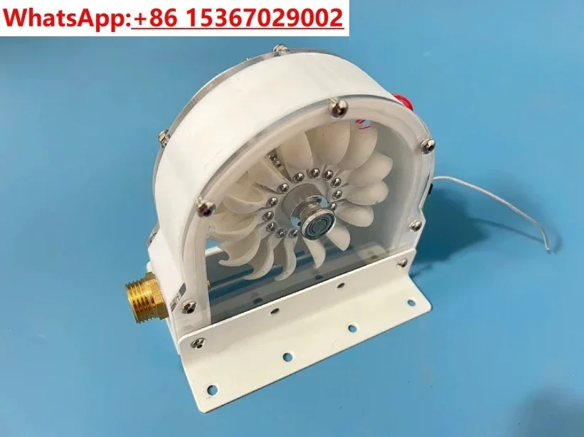 High efficiency Pelton hydroelectric generator, disk type coreless generator, impact type hydroelectric generator