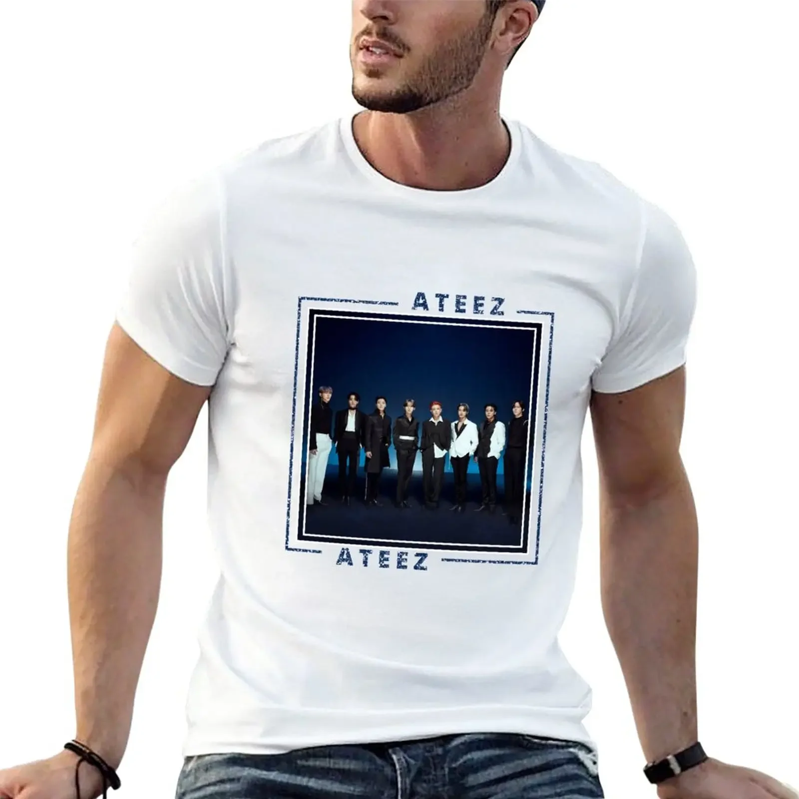 ATEEZ T-Shirt shirts graphic tees cute tops customs design your own mens workout shirts