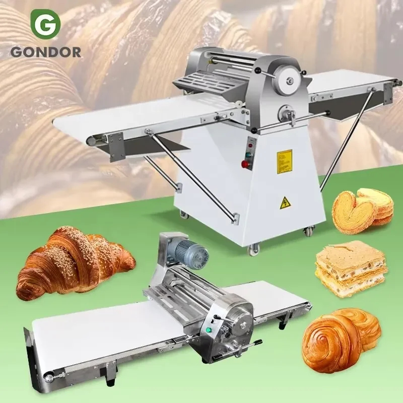 Portable Tabletop 220V Small Electric Laminoir for Patissier Dough Sheeter Roller Machine for Home Use