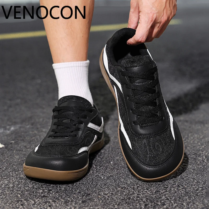 VENOCON Barefoot Extra Wide Ball Toe Box Nose Minimalist Airy Upper Zero Drop Light Shoes Sneakers Footwear For Men Man Woman