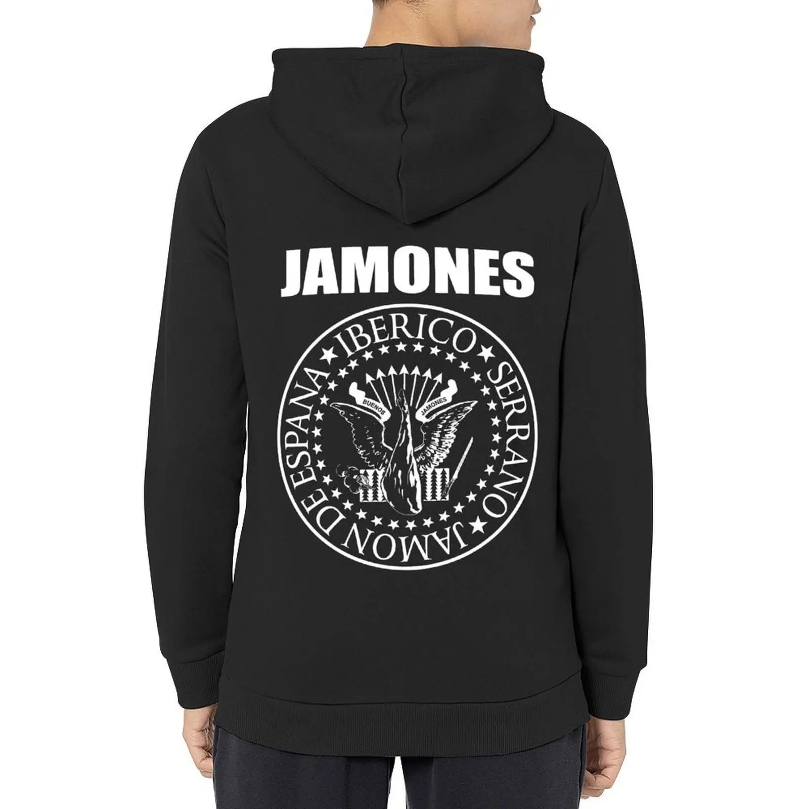 Buenos Jamones Sudadera con capucha moda hombres ropa coreana hombres usan camisetas gráficas hombres Sudadera con capucha gráfica