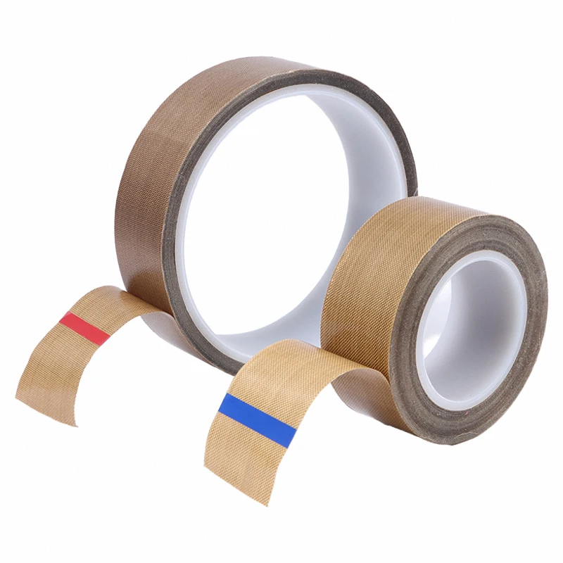 5~100mm Thickness 0.13mm 0.18mmTFE Tape Adhesive Cloth Insulated Vacuum High Temperature Resistant Sealing PTFE Tapes