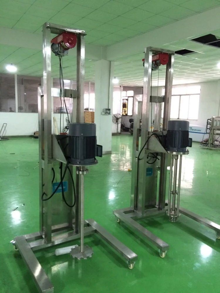 เครื่องผสม/กระจาย/ทำอิมัลชั่น/กวน/เครื่องผสมอิมัลชั่นแบบแรงเฉือนสูง สำหรับน้ำมัน/ครีมเครื่องสำอาง 200 ลิตร