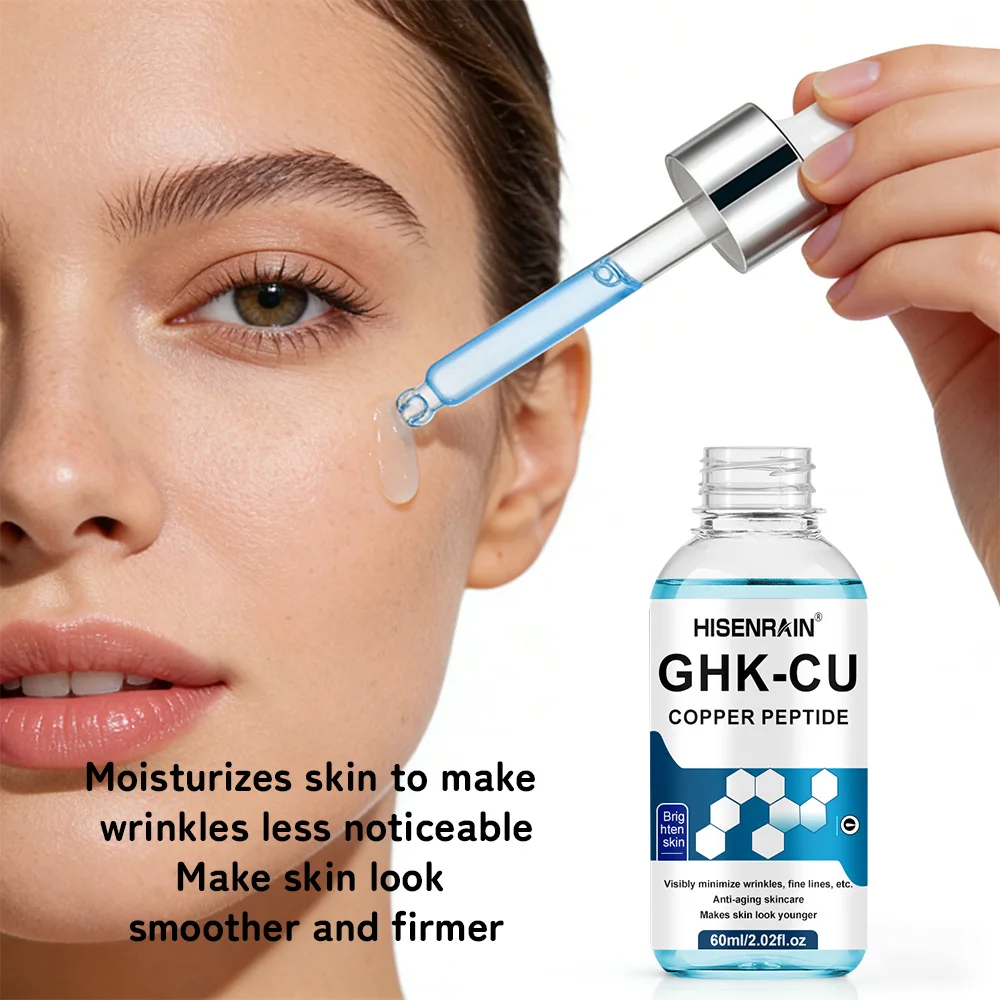 HISENRAIN GHK-CU Anti-Aging Gesichtsserum - Kupferpeptid Verjüngungsessenz für Straffung, Faltenreduktion & Hautregeneration. – Detail 7