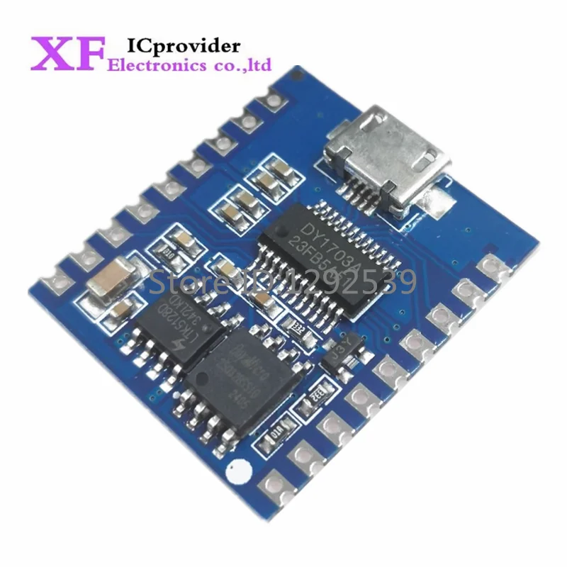 1Pcs Voice Playback Module IO Triggered Serial Port Control USB Download Flash Voe Module DY-SV17F