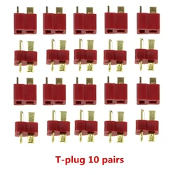 10/20/40/50Pairs T Plug Male Female Deans Connectors For RC LiPo Battery RC FPV Racing Drone RC Lipo Battery Helicopter T Plug