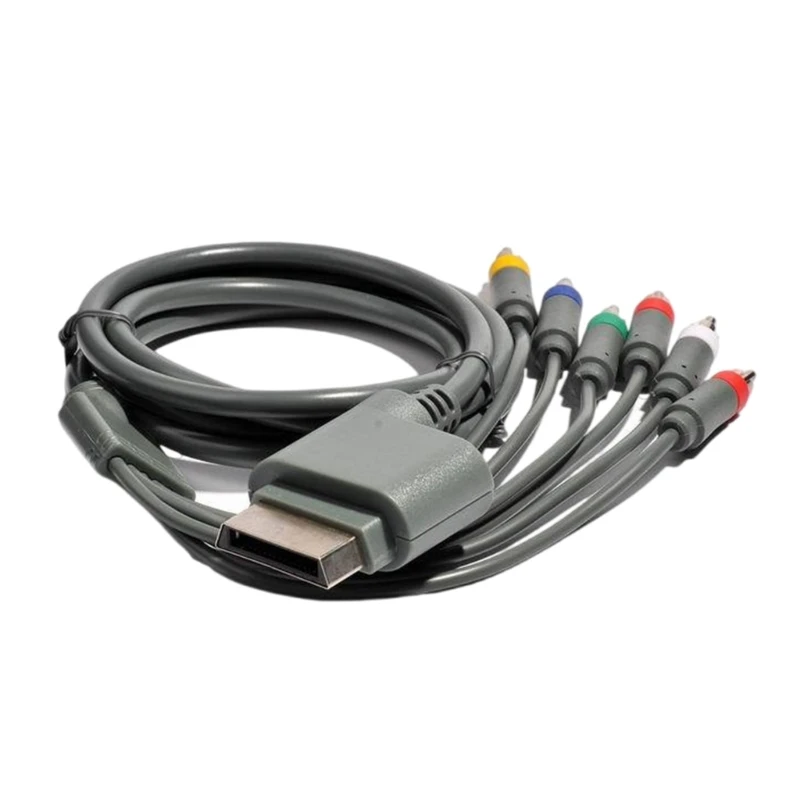 

Upgraded Cable Convenient Connection Cable 1.8m/5.9ft Cord Long Service Cable Color Monitors Cable for XBOX360