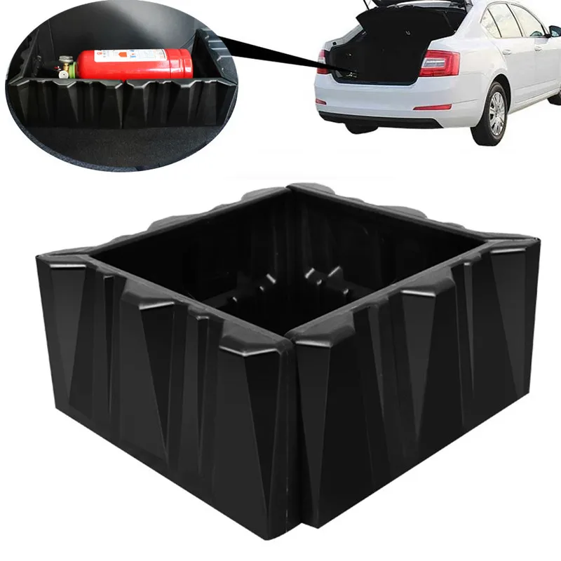 Multifunctional Black ABS Car Rear Trunk Organize Storage Fixed Blocks Cargo Luggage Universal Baffle Cargo Arrangement