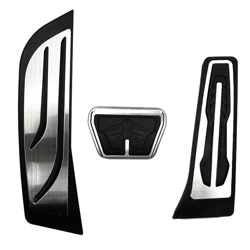 Fuel Brake Pedal Foot Rest Pedals Plate Cover RHD for BMW 1 2 3 4 5 7 Series X3 X4 X5 X6 F30 F10 E39 E90 E60