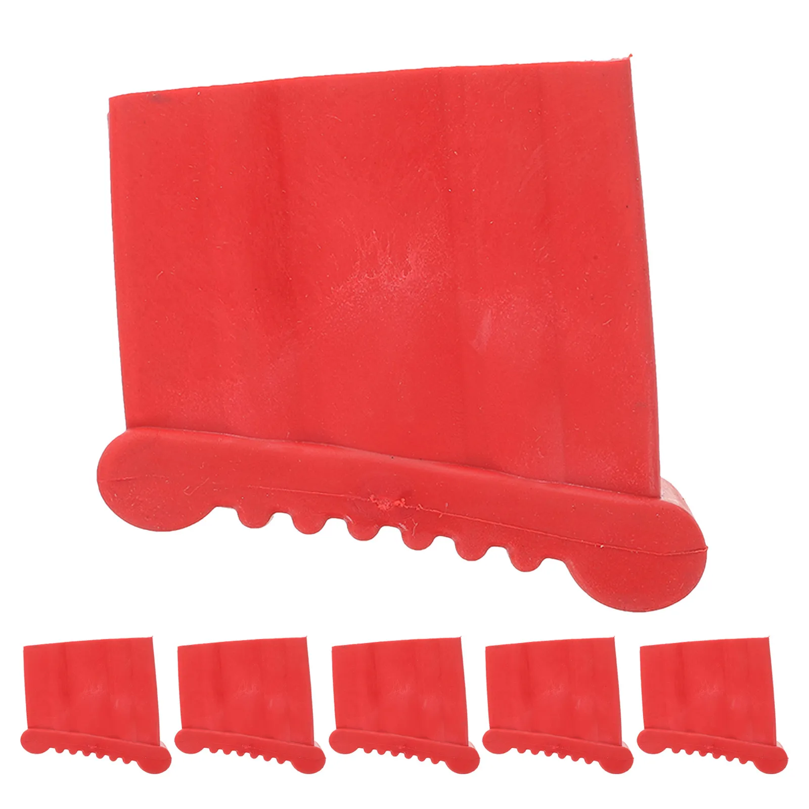 6Pcs Ladder Feet Replacement Rubber Caps Non-Slip Stabilizer Covers for Folding Telescopic Stepladder Accessories