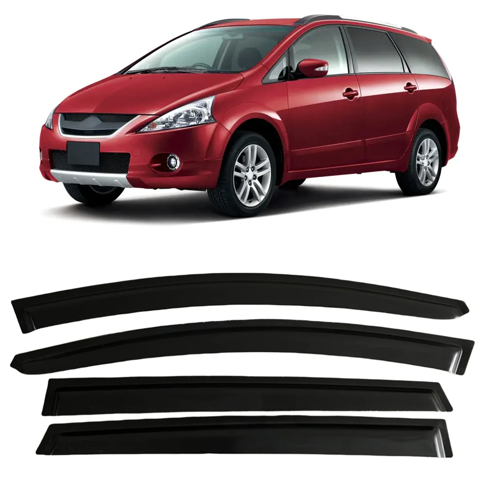 

Для MITSUBISHI Grandis 2003-2011: Акриловые дефлекторы на окна (защита от солнца и дождя), накладки-козырьки, защитные экраны, наклейки на рамку