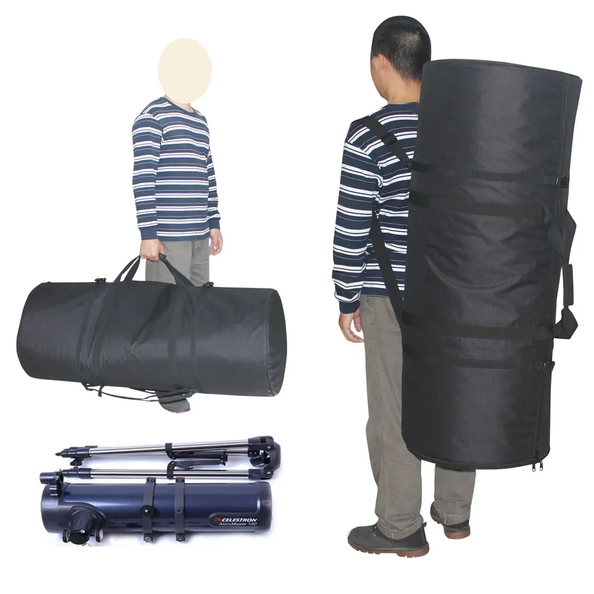 Astronomical Telescope Storage Bag，Professional Stargazing Telescope Bags Thickened Portable Backpack Bag