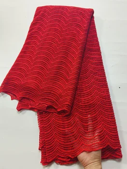 Coûtes de vente respectueux de la peau meilleure qualité délicate Riche Guipure cordon dentelle tissu pour robe de soirée U_GE5618