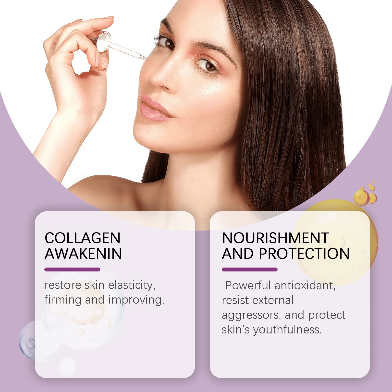 مصل Ouhoe Retinol للوجه مرطب وإزالة التجاعيد وشد البشرة والخطوط الدقيقة ويعزز مرونة البشرة وسيروم الوجه