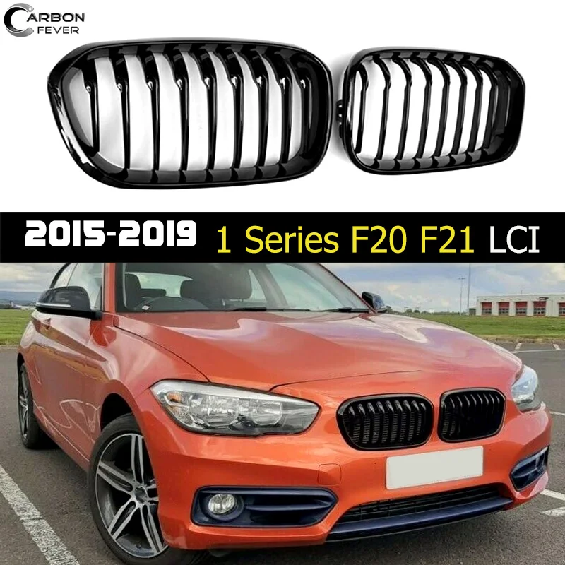 Kidney Replacement Front Grill for BMW F20 F21 LCI 2015 - 2019 16i 118i 120i 125i ABS Front Grills 1 Series Facelifted Grille