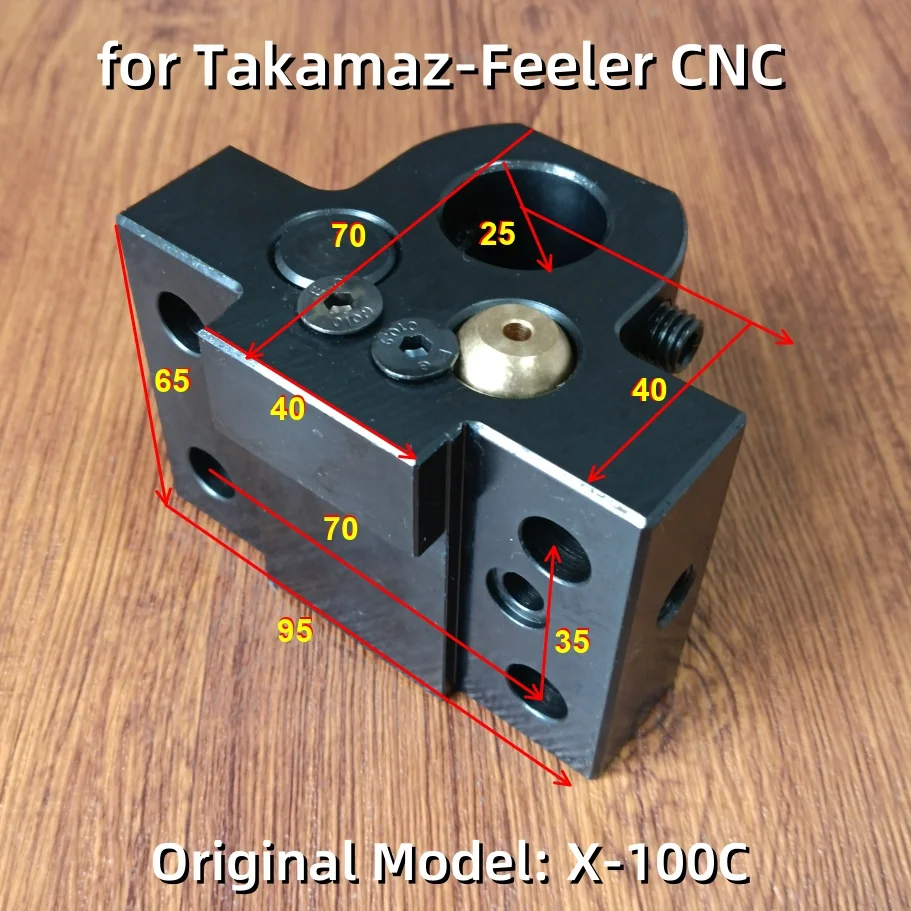 X-100C Boring Turning Tools Holder External Coolant for Takamaz-Feeler CNC Lathe Tool Holder Lathe Accessories