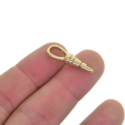2pcs 1inch 26mm Korea small Solid Brass Pocket Watch Swivel Clip Chain spring Snap Hook Buckle Leathercraft DIY Acc